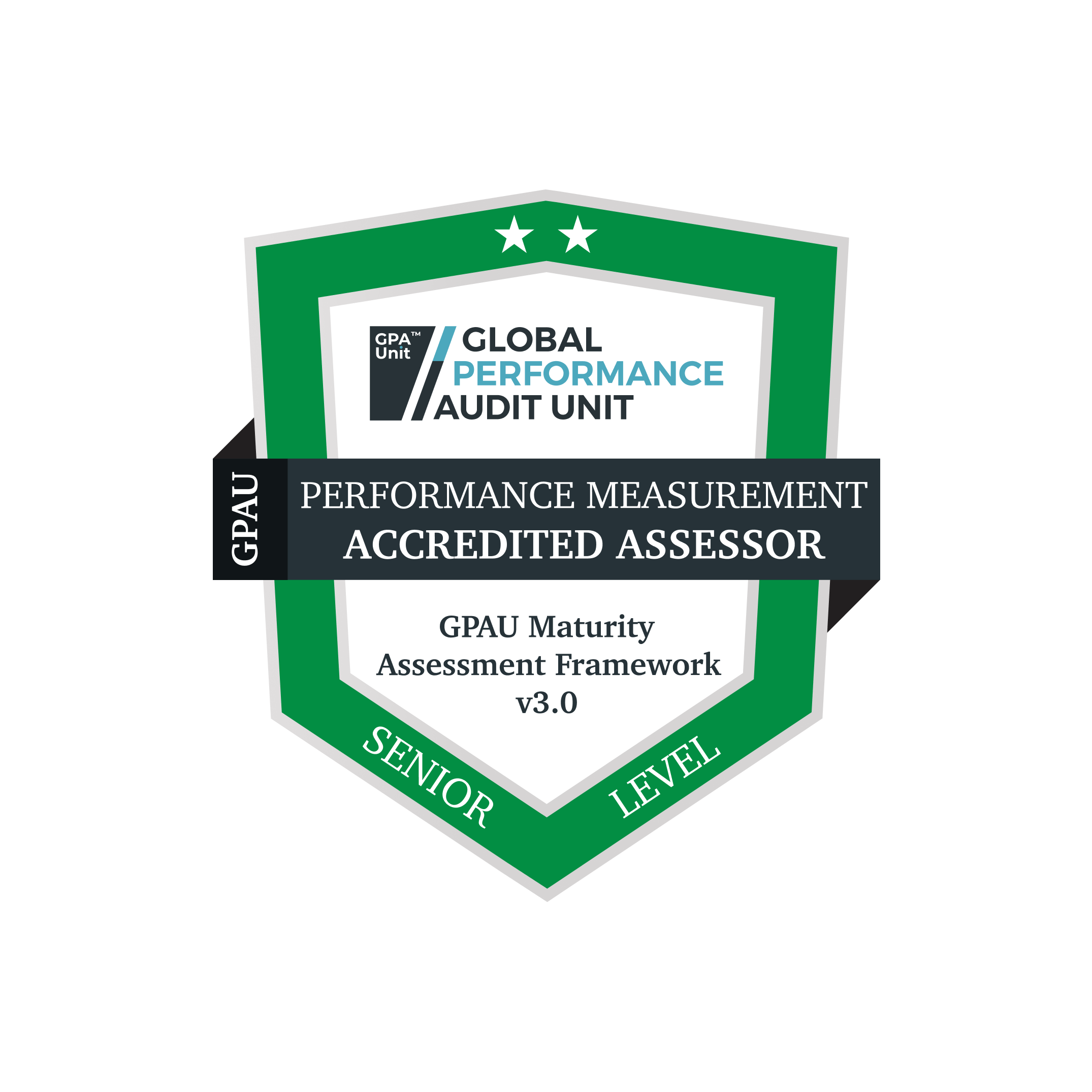 Accredited Assessor Badges 02 Performance Measurement 02 Senior Level badge